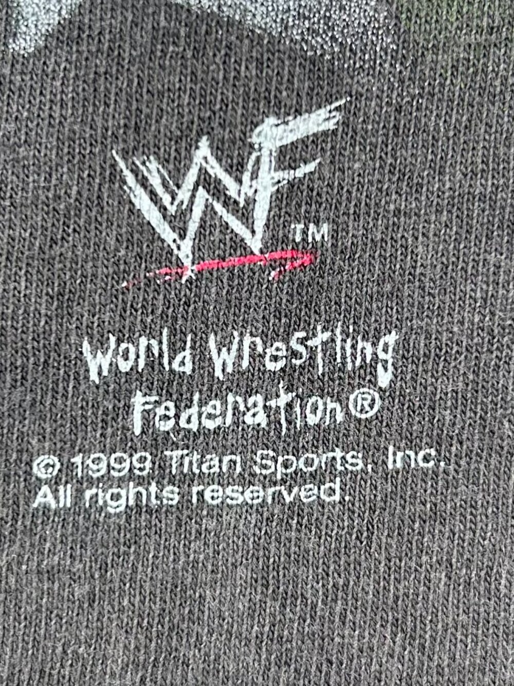 Vintage 1999 WWF X-PAC Your Ass Is Grass T Shirt XL Changes Tag DX - Picture 3 of 11